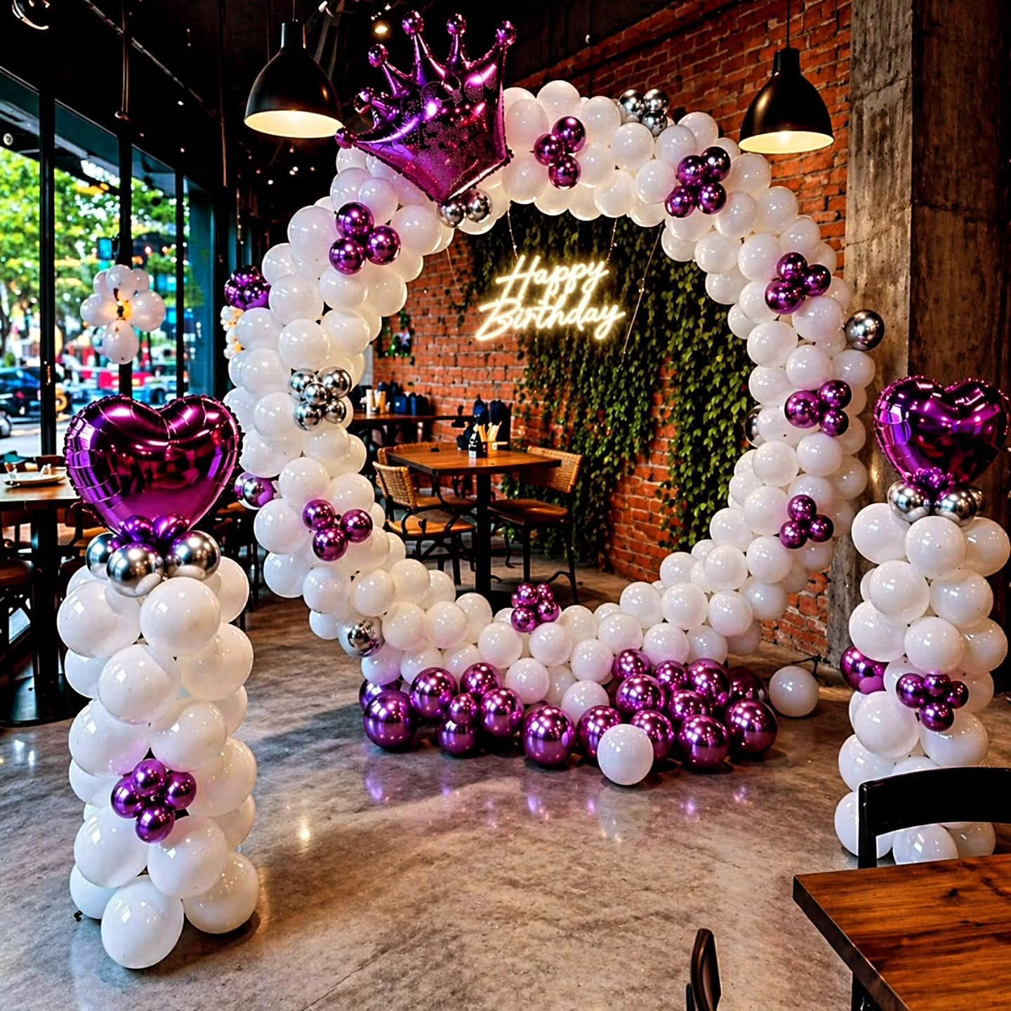 Balloon decoration setup 11 in Patna
