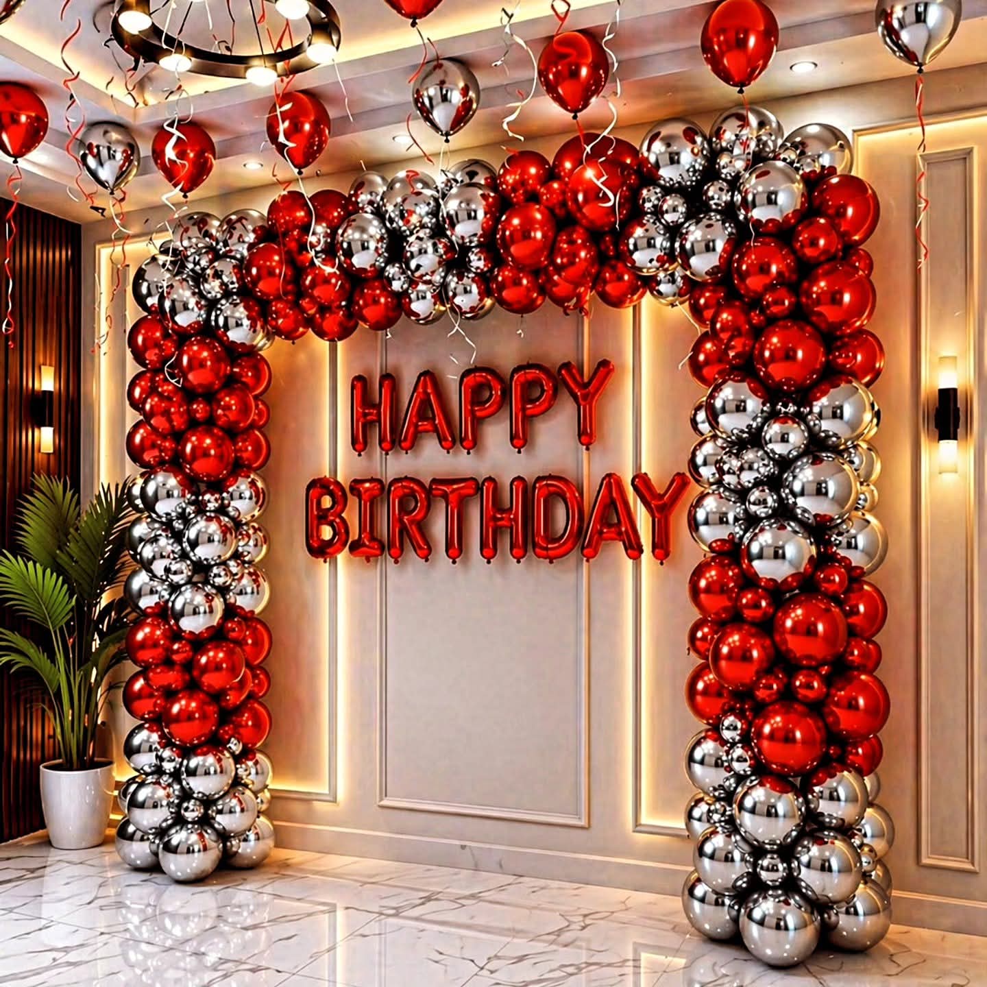 Balloon decoration setup 12 in Patna