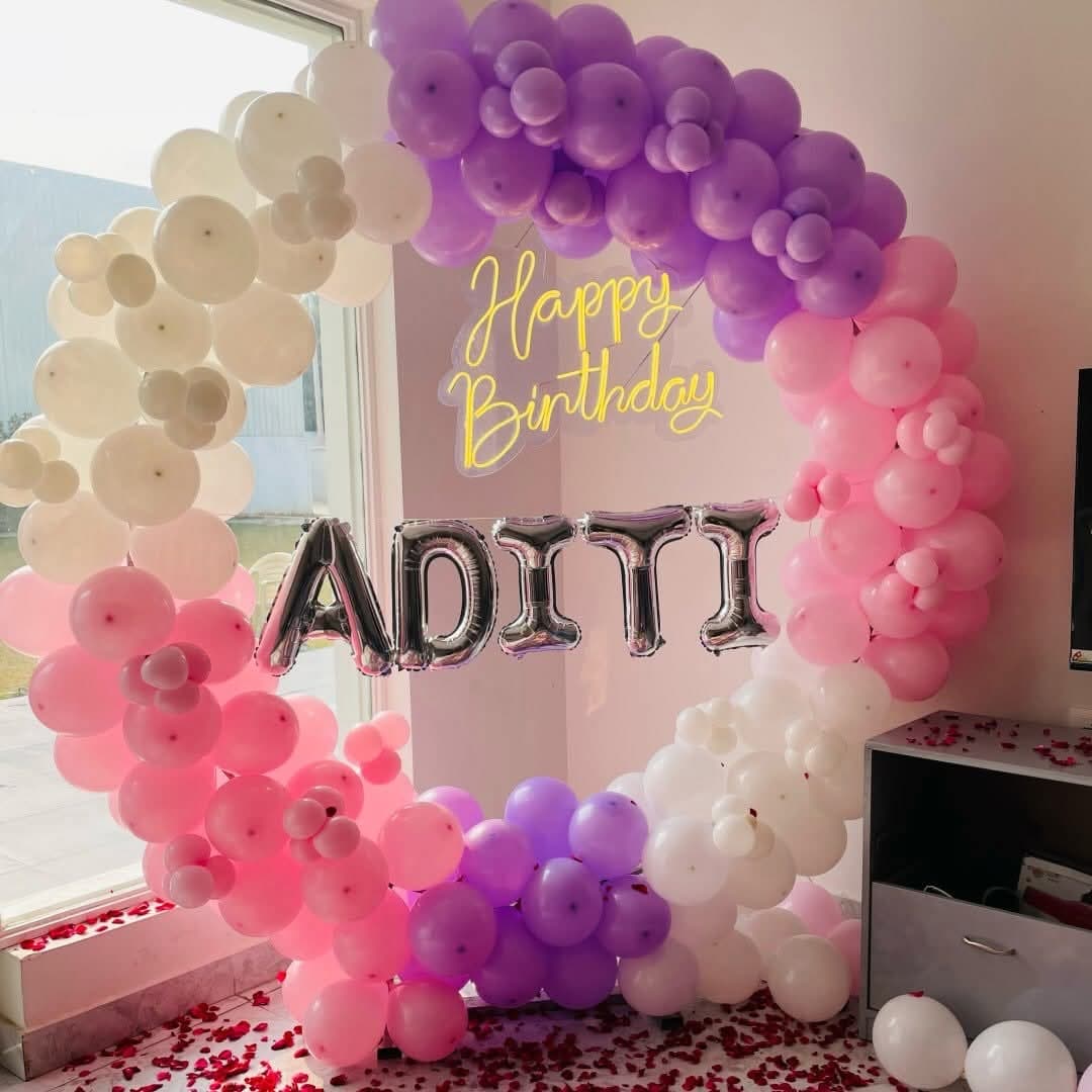 Balloon decoration setup 20 in Patna