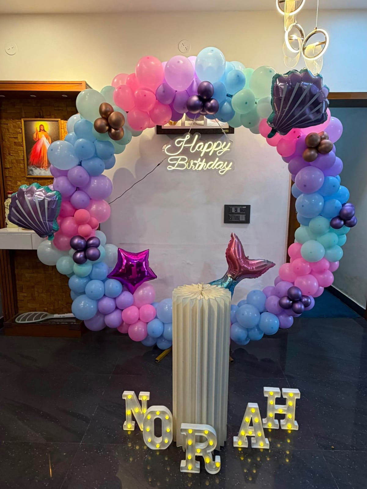 Balloon decoration setup 22 in Patna